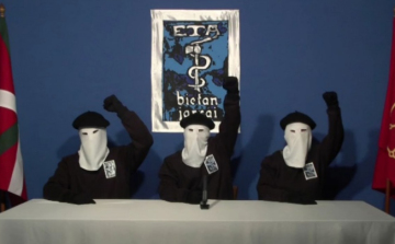Hivatalos közleményt adott ki megszűnéséről az ETA baszk terrorszervezet