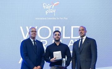 Négy díjat kaptak a magyarok a Nemzetközi Fair Play Bizottság gáláján